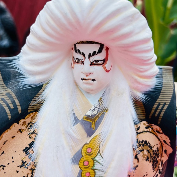 Two vintage Hakata clay dolls , father and son , see pictures for measurements - Picture 2 of 16